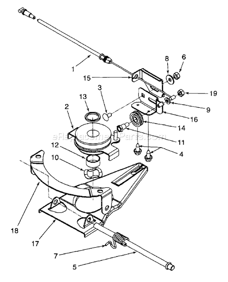 Page A Diagram and Parts List for 12A-959C401 1998 Yard Man Lawn Mower